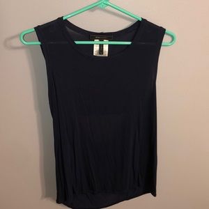Navy blue tank top